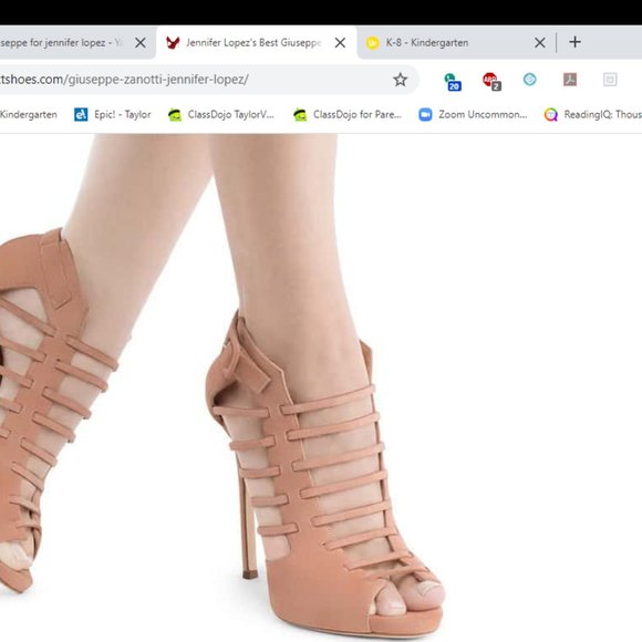 Giuseppee for Jennifer Lopez Cutout Bootie - Picture 3 of 4